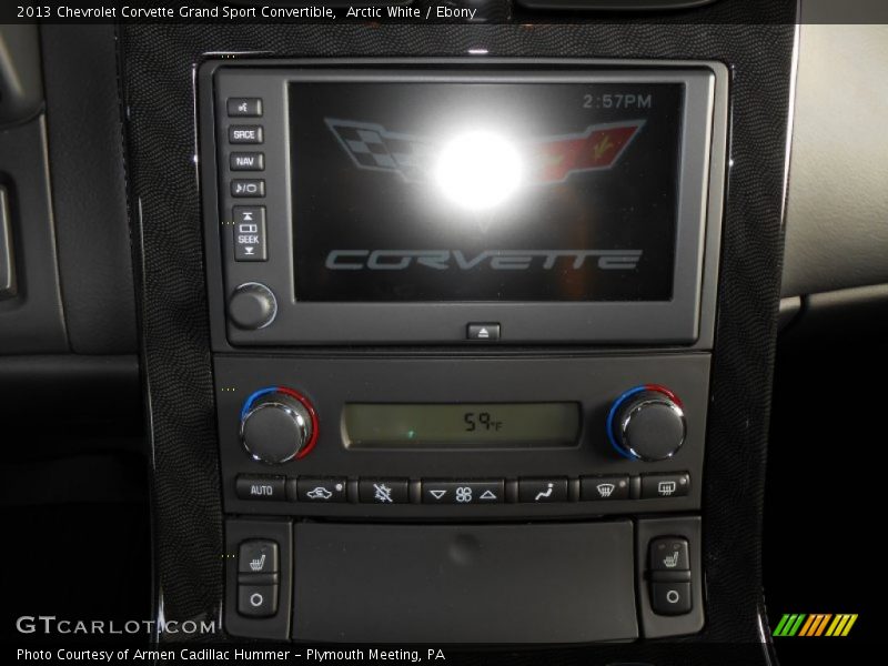 Arctic White / Ebony 2013 Chevrolet Corvette Grand Sport Convertible