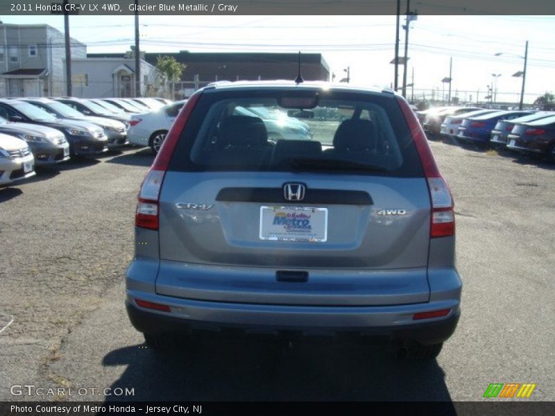 Glacier Blue Metallic / Gray 2011 Honda CR-V LX 4WD