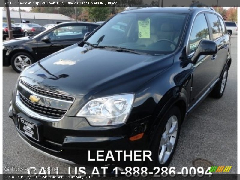 Black Granite Metallic / Black 2013 Chevrolet Captiva Sport LTZ