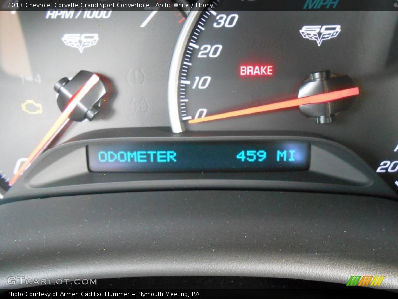 Arctic White / Ebony 2013 Chevrolet Corvette Grand Sport Convertible