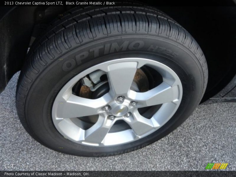 Black Granite Metallic / Black 2013 Chevrolet Captiva Sport LTZ