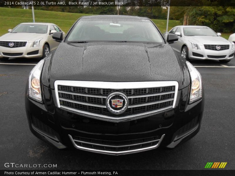Black Raven / Jet Black/Jet Black 2014 Cadillac ATS 2.0L Turbo AWD