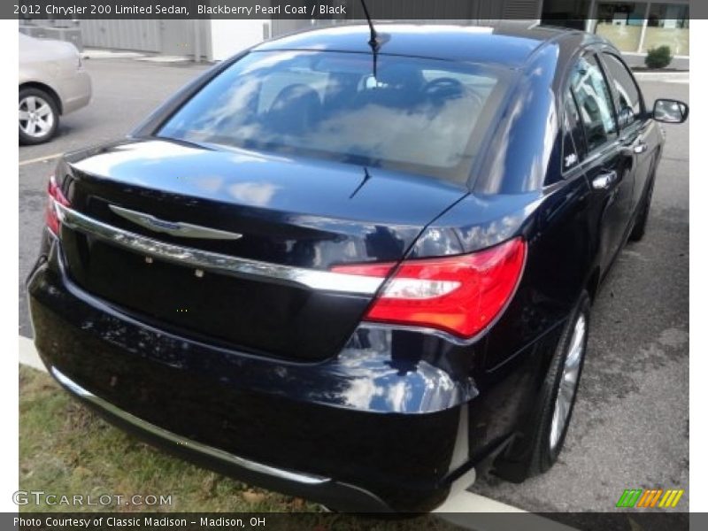 Blackberry Pearl Coat / Black 2012 Chrysler 200 Limited Sedan