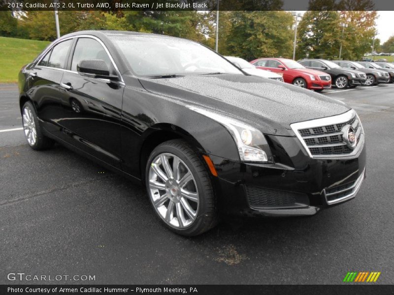 Black Raven / Jet Black/Jet Black 2014 Cadillac ATS 2.0L Turbo AWD