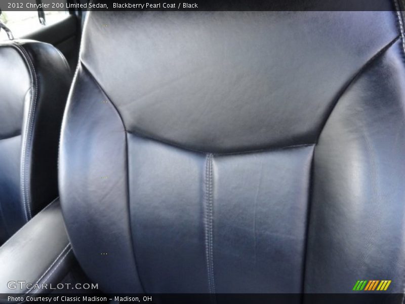 Blackberry Pearl Coat / Black 2012 Chrysler 200 Limited Sedan