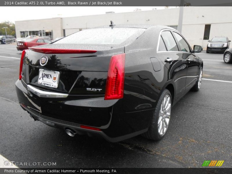 Black Raven / Jet Black/Jet Black 2014 Cadillac ATS 2.0L Turbo AWD