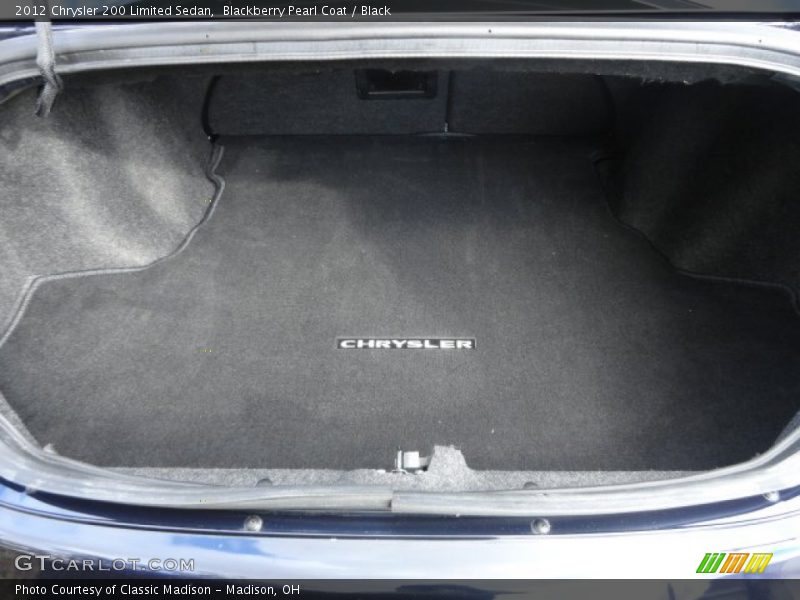 Blackberry Pearl Coat / Black 2012 Chrysler 200 Limited Sedan
