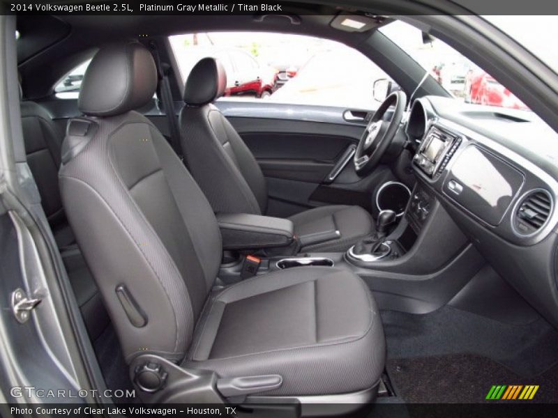 Platinum Gray Metallic / Titan Black 2014 Volkswagen Beetle 2.5L