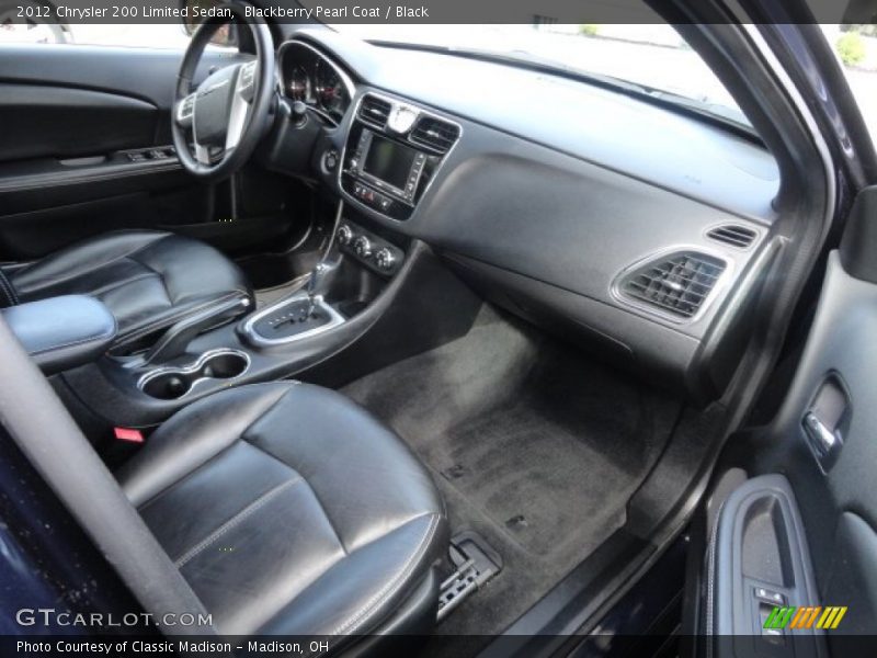 Blackberry Pearl Coat / Black 2012 Chrysler 200 Limited Sedan