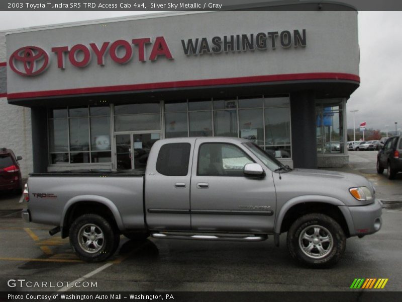 Silver Sky Metallic / Gray 2003 Toyota Tundra SR5 TRD Access Cab 4x4