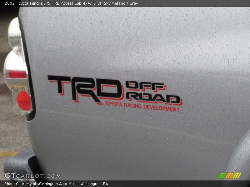 Silver Sky Metallic / Gray 2003 Toyota Tundra SR5 TRD Access Cab 4x4