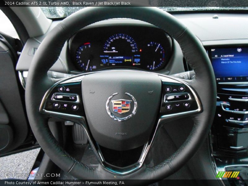 Black Raven / Jet Black/Jet Black 2014 Cadillac ATS 2.0L Turbo AWD