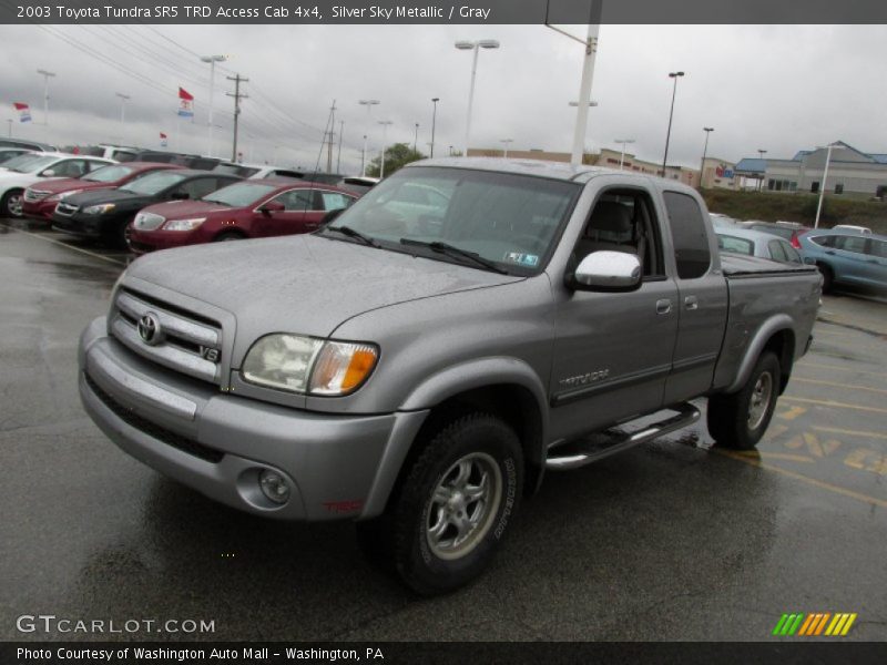 Silver Sky Metallic / Gray 2003 Toyota Tundra SR5 TRD Access Cab 4x4
