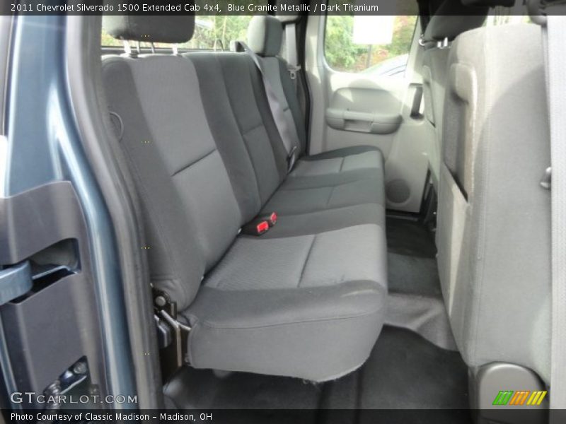 Blue Granite Metallic / Dark Titanium 2011 Chevrolet Silverado 1500 Extended Cab 4x4