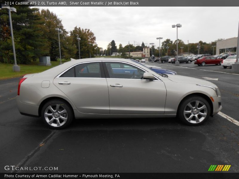 Silver Coast Metallic / Jet Black/Jet Black 2014 Cadillac ATS 2.0L Turbo AWD
