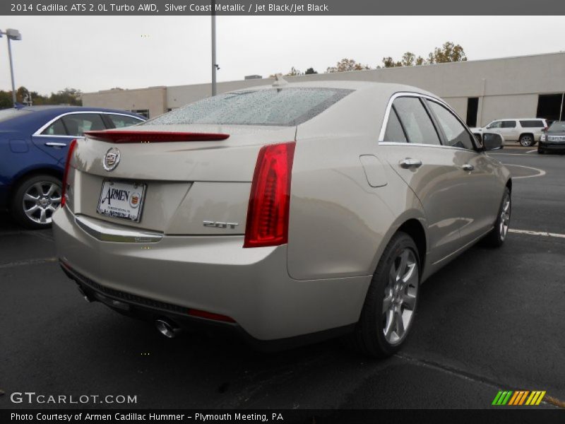Silver Coast Metallic / Jet Black/Jet Black 2014 Cadillac ATS 2.0L Turbo AWD