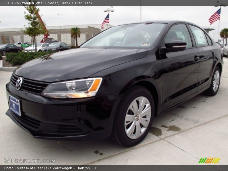 Black / Titan Black 2014 Volkswagen Jetta SE Sedan