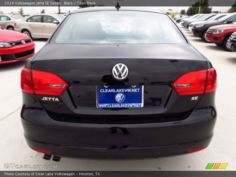 Black / Titan Black 2014 Volkswagen Jetta SE Sedan