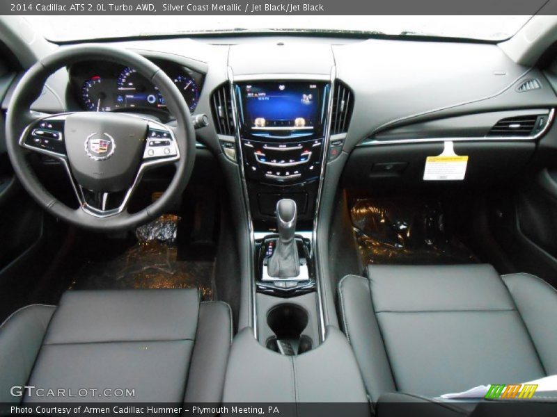 Silver Coast Metallic / Jet Black/Jet Black 2014 Cadillac ATS 2.0L Turbo AWD