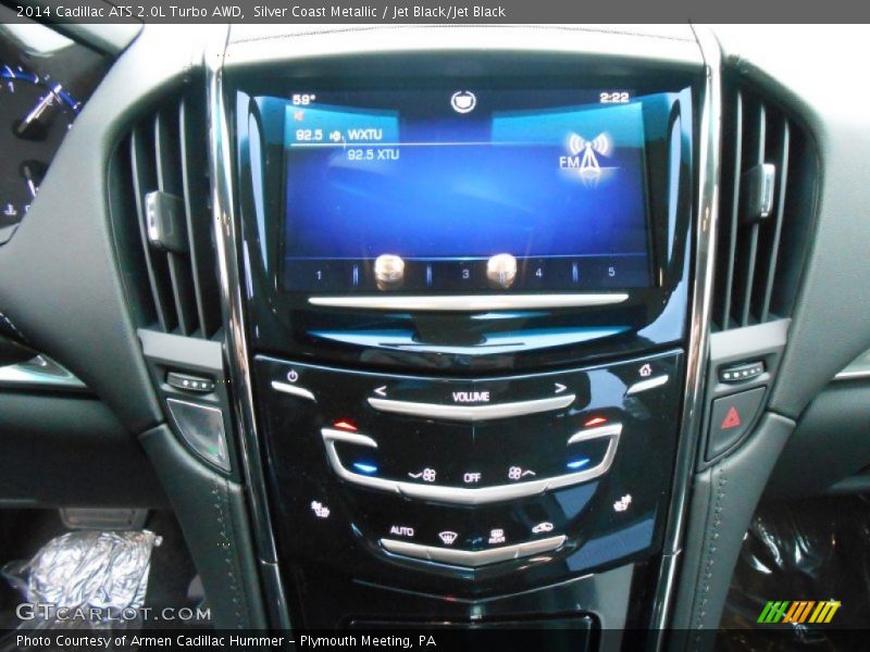 Silver Coast Metallic / Jet Black/Jet Black 2014 Cadillac ATS 2.0L Turbo AWD