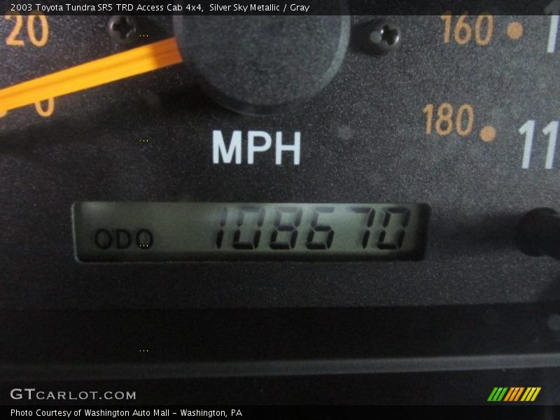 Silver Sky Metallic / Gray 2003 Toyota Tundra SR5 TRD Access Cab 4x4
