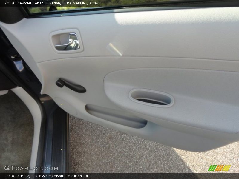 Slate Metallic / Gray 2009 Chevrolet Cobalt LS Sedan