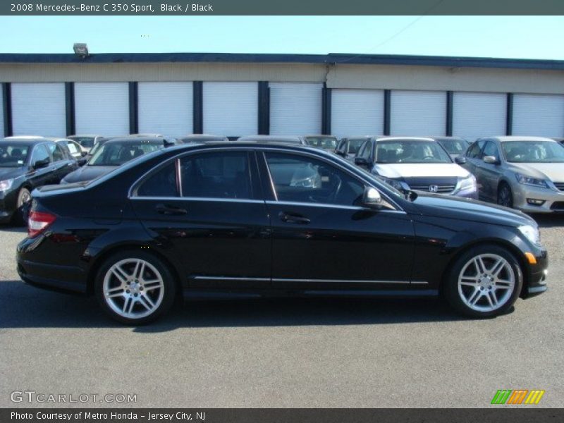 Black / Black 2008 Mercedes-Benz C 350 Sport