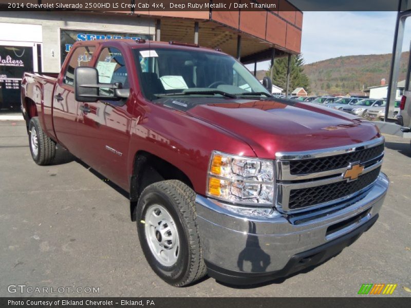 Deep Ruby Metallic / Dark Titanium 2014 Chevrolet Silverado 2500HD LS Crew Cab 4x4