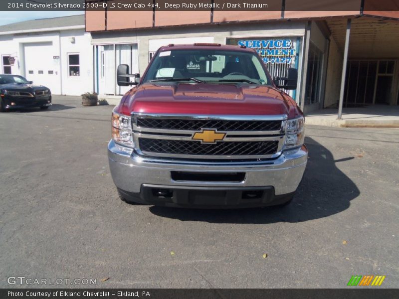 Deep Ruby Metallic / Dark Titanium 2014 Chevrolet Silverado 2500HD LS Crew Cab 4x4