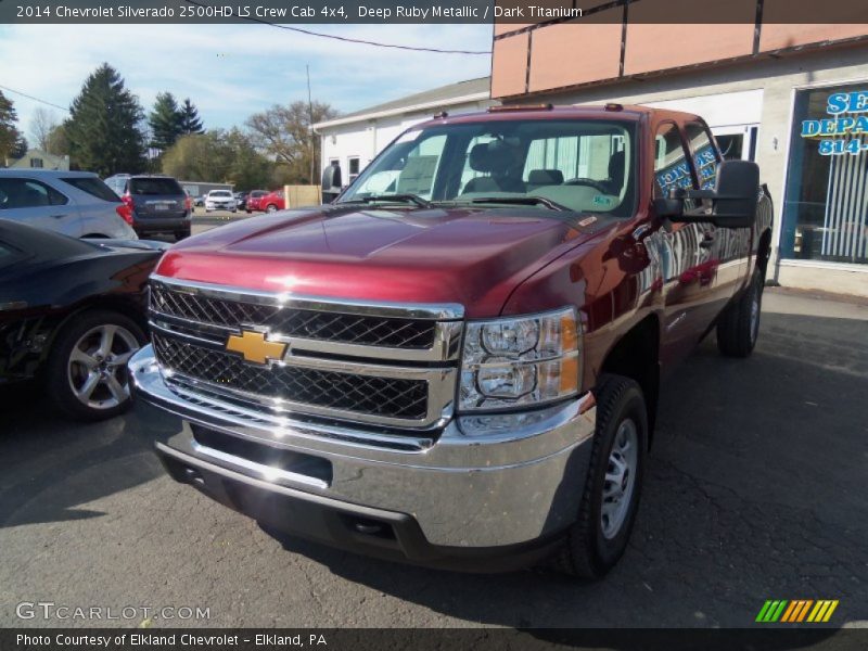 Deep Ruby Metallic / Dark Titanium 2014 Chevrolet Silverado 2500HD LS Crew Cab 4x4