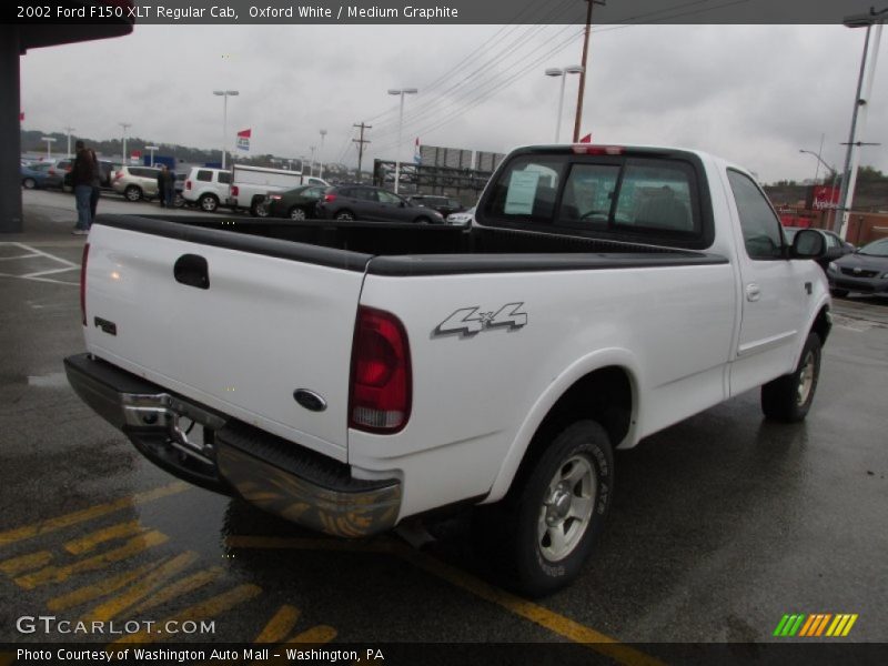 Oxford White / Medium Graphite 2002 Ford F150 XLT Regular Cab