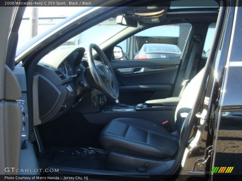 Black / Black 2008 Mercedes-Benz C 350 Sport