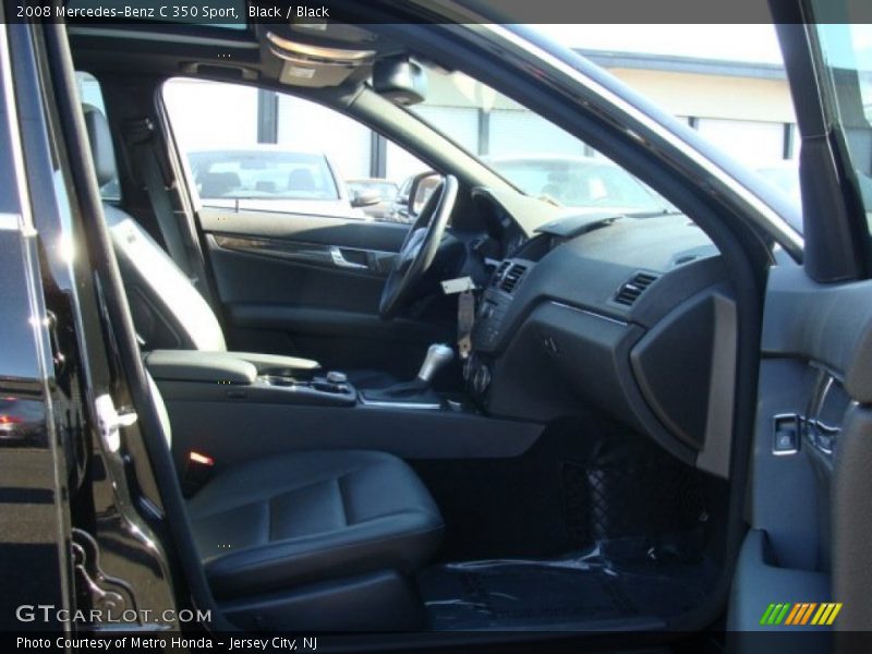 Black / Black 2008 Mercedes-Benz C 350 Sport
