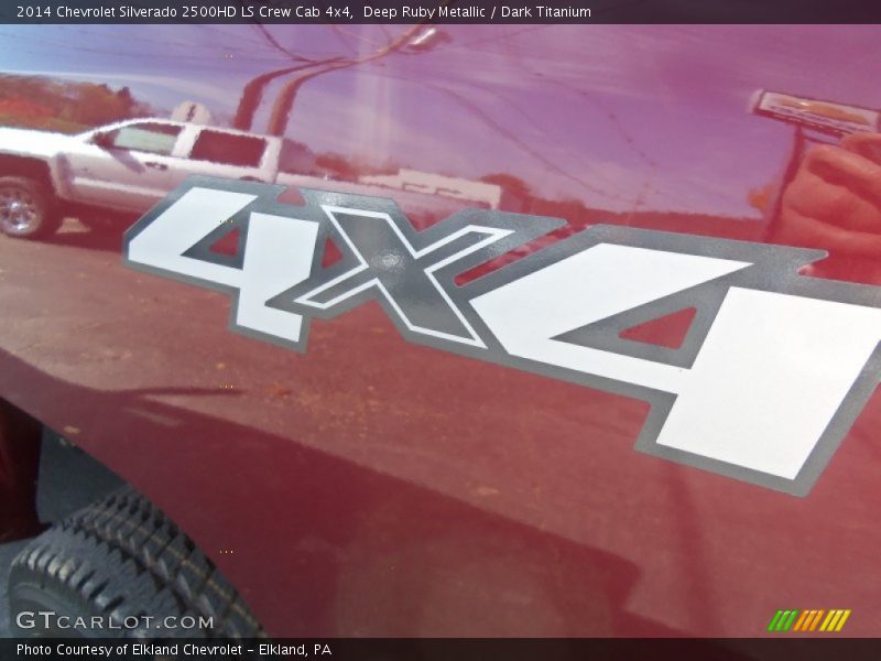 Deep Ruby Metallic / Dark Titanium 2014 Chevrolet Silverado 2500HD LS Crew Cab 4x4