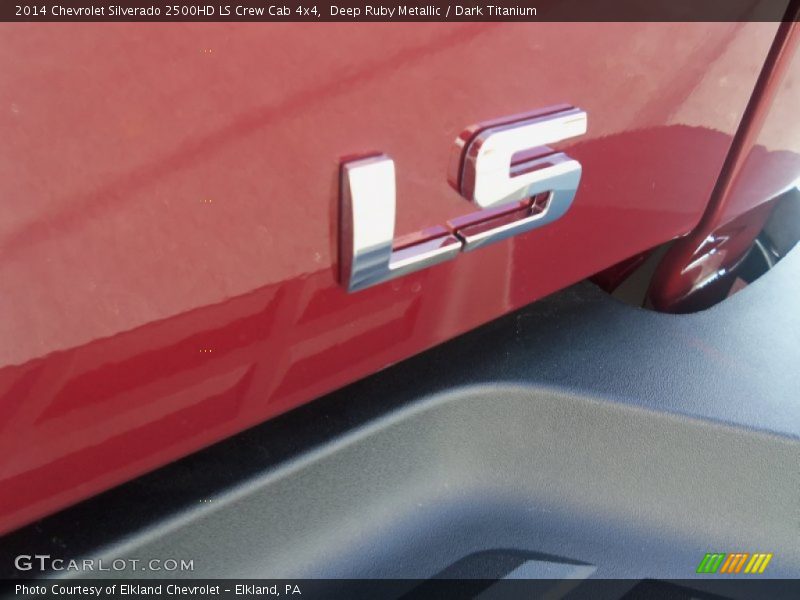 Deep Ruby Metallic / Dark Titanium 2014 Chevrolet Silverado 2500HD LS Crew Cab 4x4
