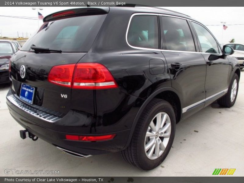 Black / Cornsilk Beige 2014 Volkswagen Touareg V6 Sport 4Motion