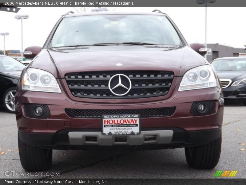 Barolo Red Metallic / Macadamia 2006 Mercedes-Benz ML 350 4Matic