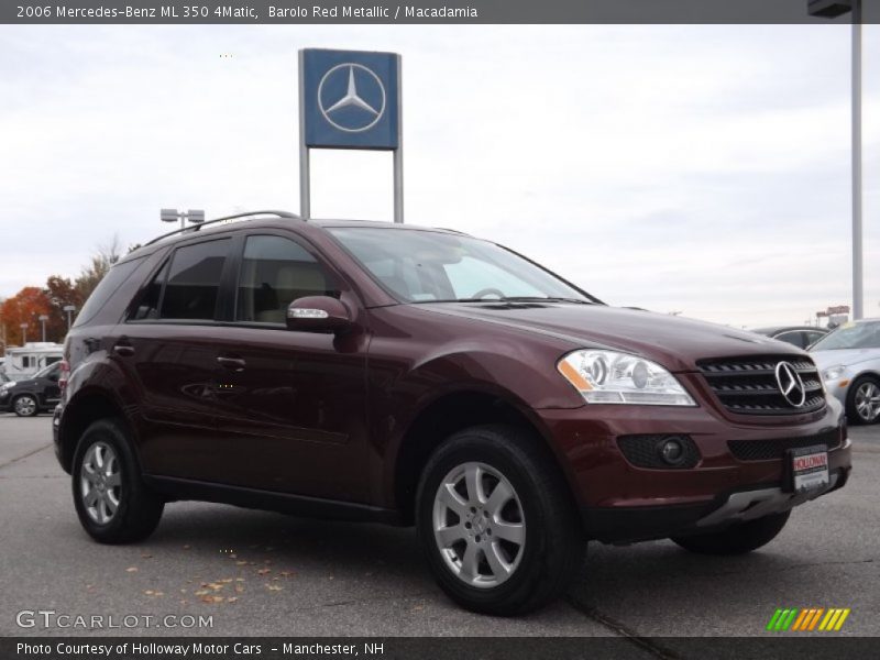 Barolo Red Metallic / Macadamia 2006 Mercedes-Benz ML 350 4Matic