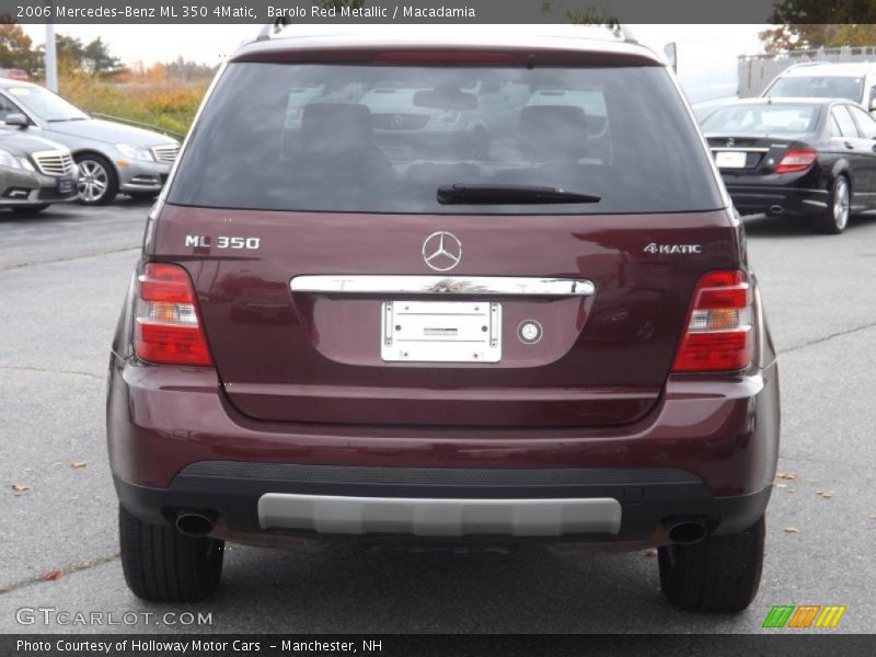 Barolo Red Metallic / Macadamia 2006 Mercedes-Benz ML 350 4Matic