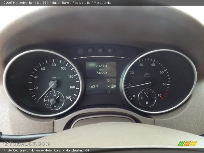Barolo Red Metallic / Macadamia 2006 Mercedes-Benz ML 350 4Matic
