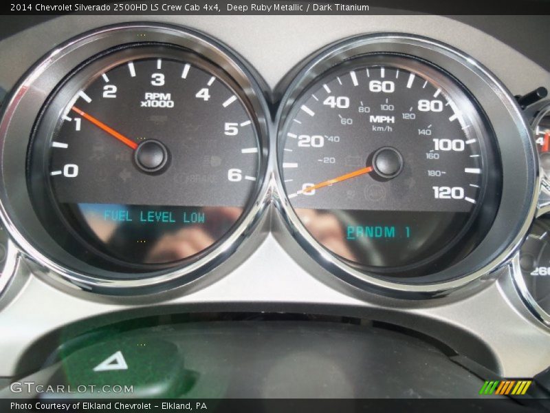 Deep Ruby Metallic / Dark Titanium 2014 Chevrolet Silverado 2500HD LS Crew Cab 4x4