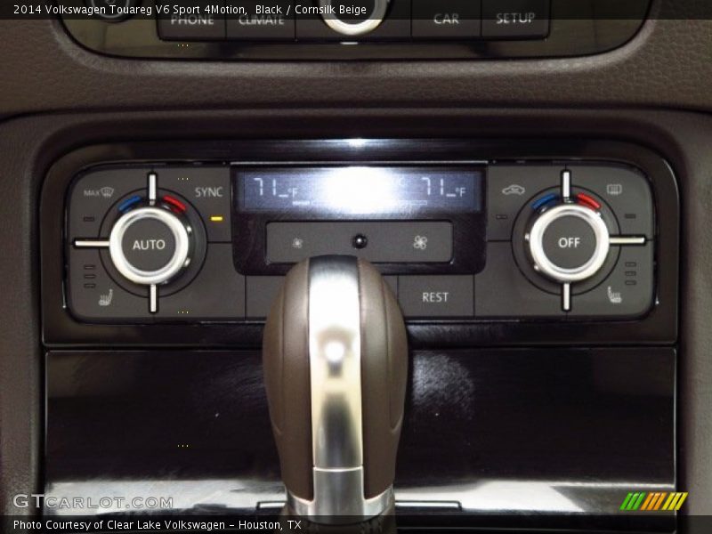 Black / Cornsilk Beige 2014 Volkswagen Touareg V6 Sport 4Motion
