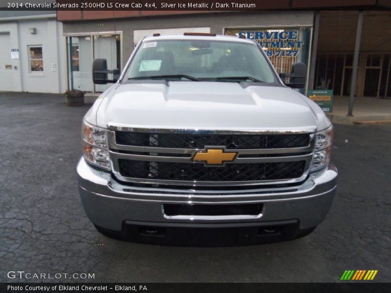 Silver Ice Metallic / Dark Titanium 2014 Chevrolet Silverado 2500HD LS Crew Cab 4x4