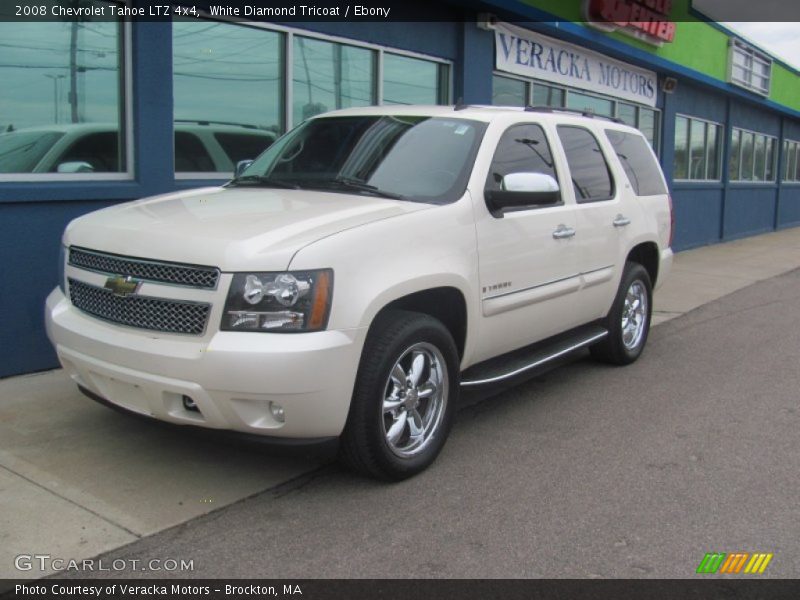 White Diamond Tricoat / Ebony 2008 Chevrolet Tahoe LTZ 4x4