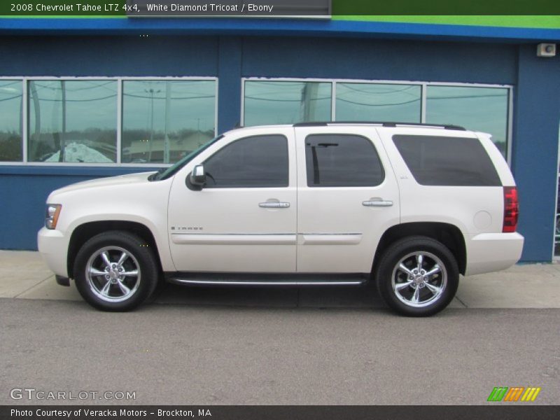 White Diamond Tricoat / Ebony 2008 Chevrolet Tahoe LTZ 4x4
