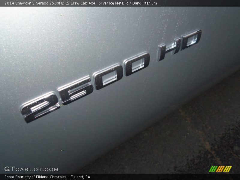 Silver Ice Metallic / Dark Titanium 2014 Chevrolet Silverado 2500HD LS Crew Cab 4x4