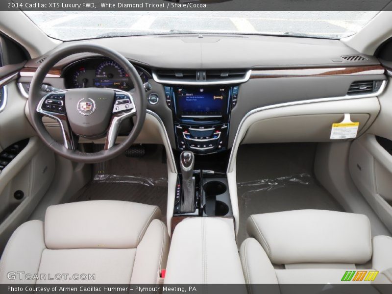 White Diamond Tricoat / Shale/Cocoa 2014 Cadillac XTS Luxury FWD