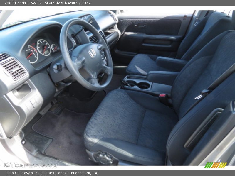 Silver Moss Metallic / Black 2005 Honda CR-V LX