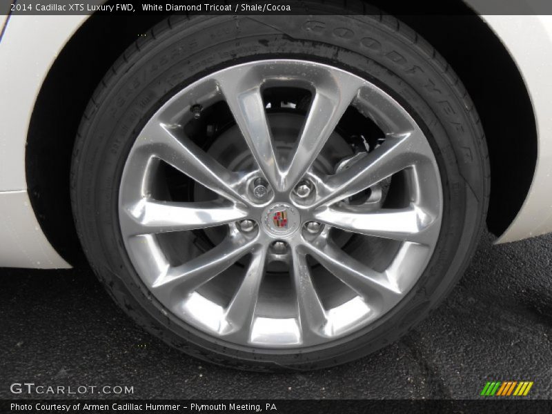 White Diamond Tricoat / Shale/Cocoa 2014 Cadillac XTS Luxury FWD