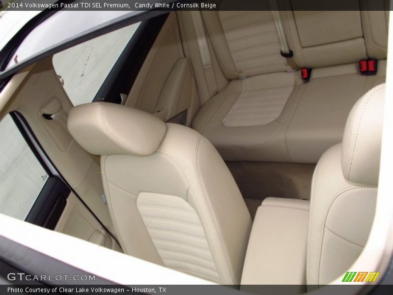 Candy White / Cornsilk Beige 2014 Volkswagen Passat TDI SEL Premium